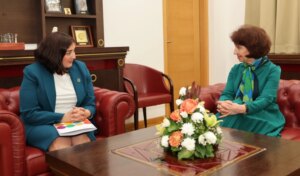 Средба на претседателката Гордана Сиљановска Давкова со Росана Дуџак, постојан координатор на ОН